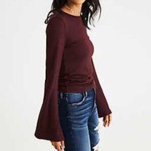 NWOT AEO Bell Sleeve Top